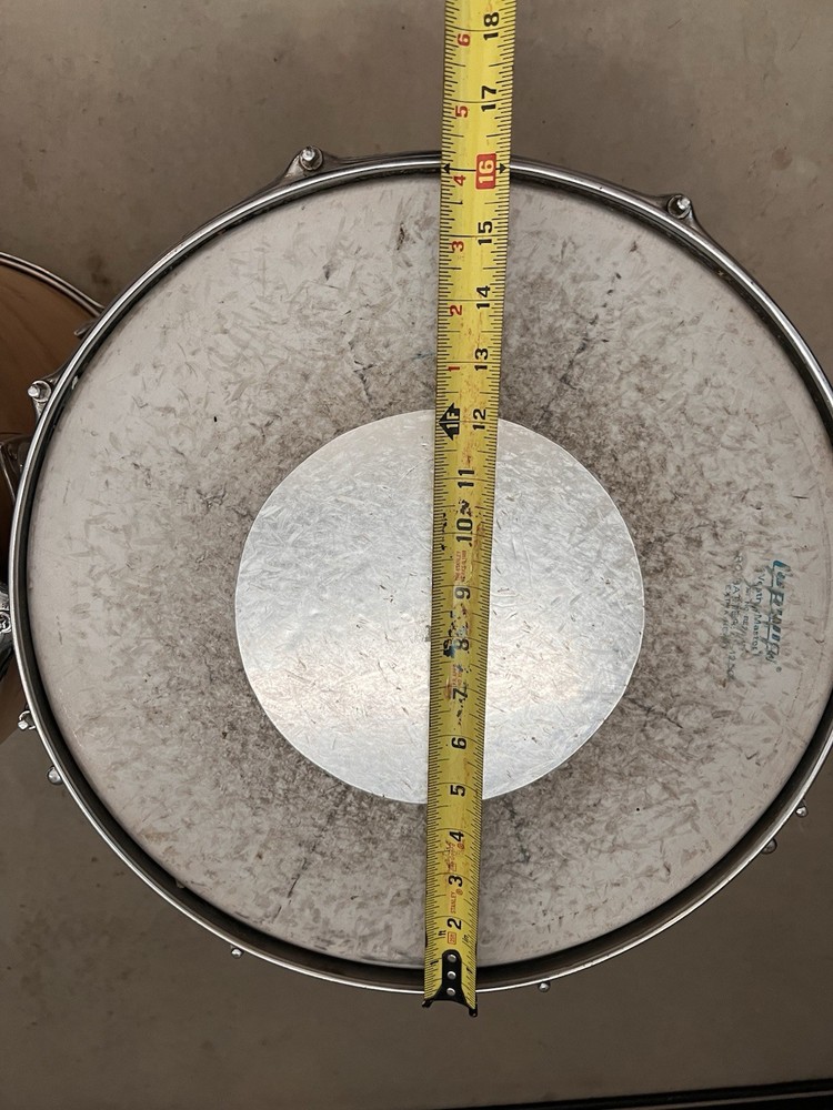 Vintage Wood Grain Tom Drums