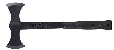 Estwing EBDBA Axe Black Eagle Double Bit 16" Steel Handle Black