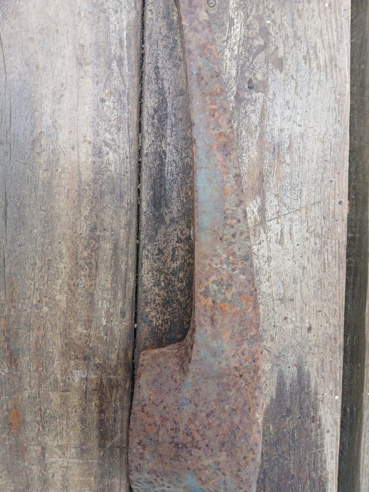 Vintage 25" Pick Axe Tool Head Steel 7lb Rusty