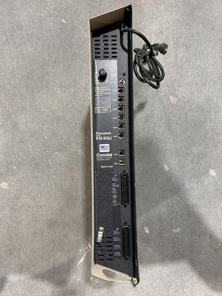 Comdial Executech 816 KSU 8 LINES Station Phone System