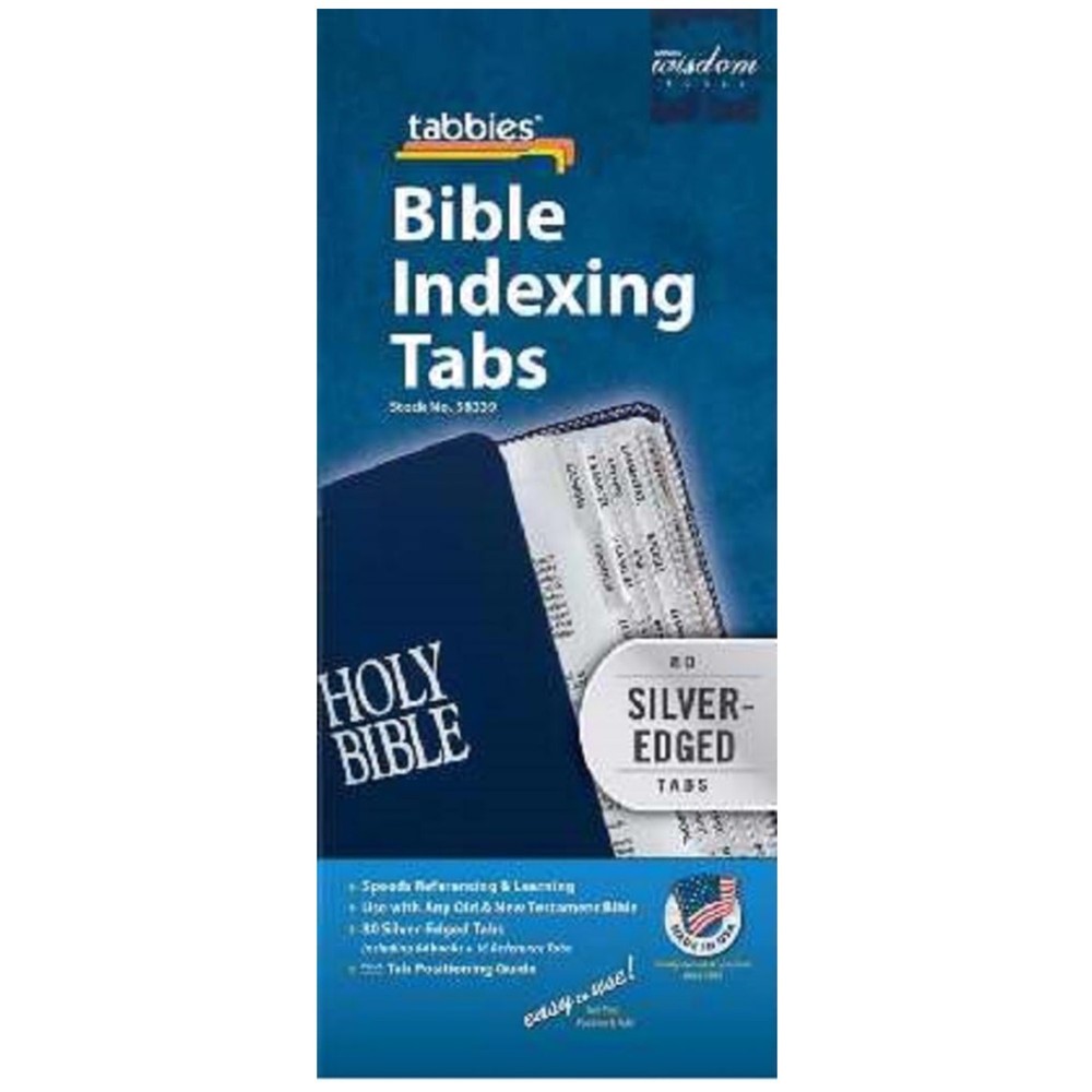 Easy Reading Bible Tabs - Silver