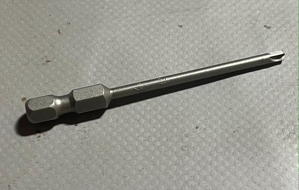 Apex 273B-2 1/4” Power Drive Torque-Set Bit Point Size 2