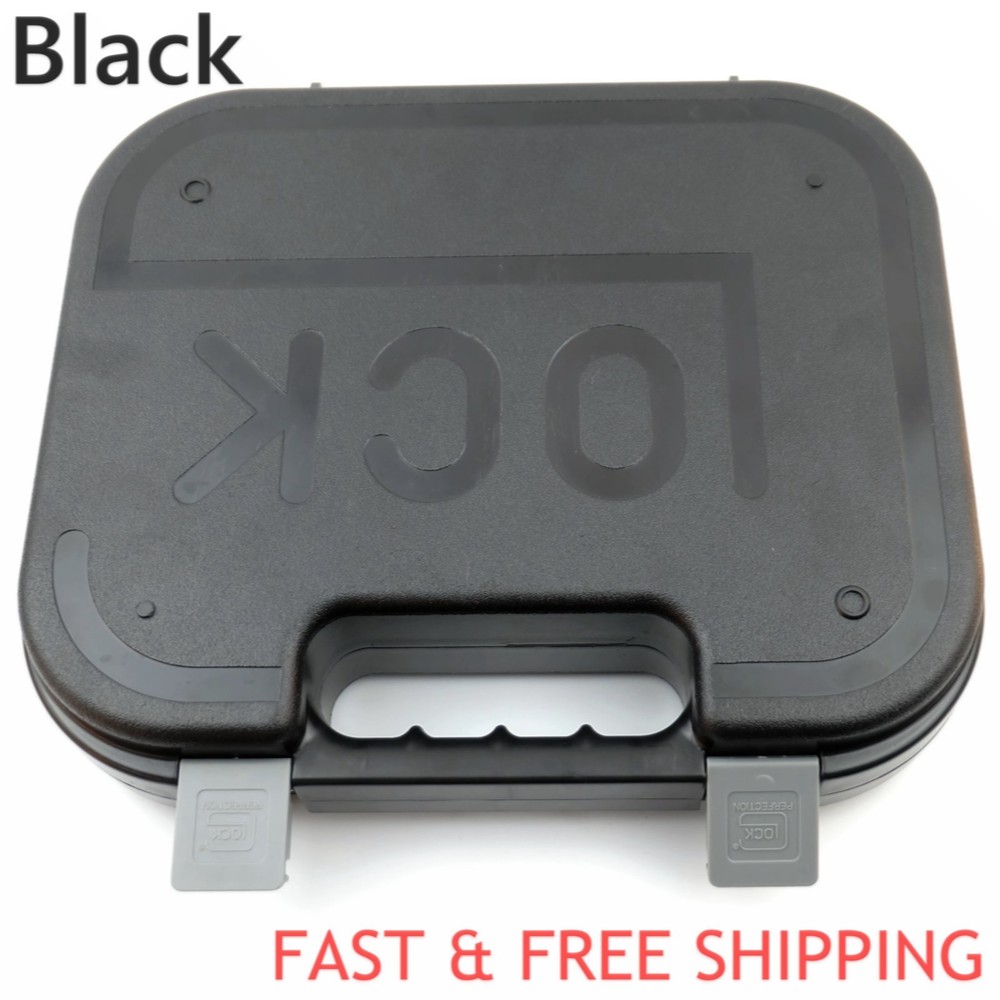 Case For G LocK Hard Pistol Case Lockable Black/Green