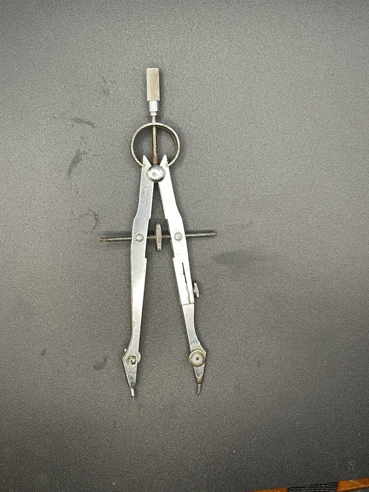 VINTAGE ALVIN DRAFTING TOOL COMPASS GERMANY MADE