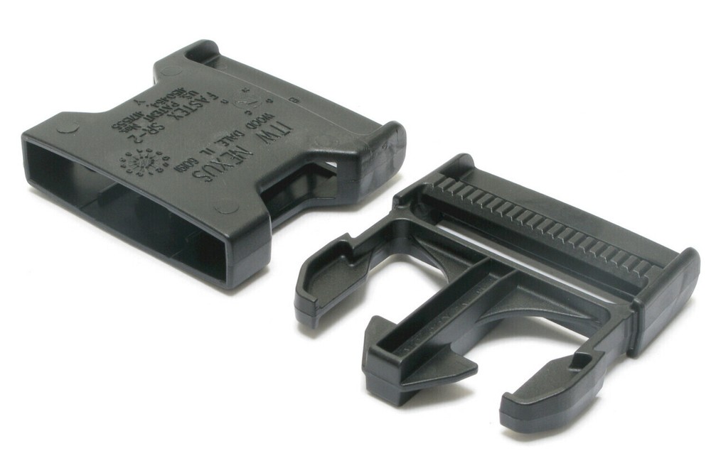 2 Inch Width Side Release Plastic Buckles, 12 sets