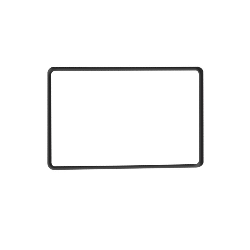 Screen Frame Protector for Tesla Model 3 Y Accessories Silicone Black 2017-2024