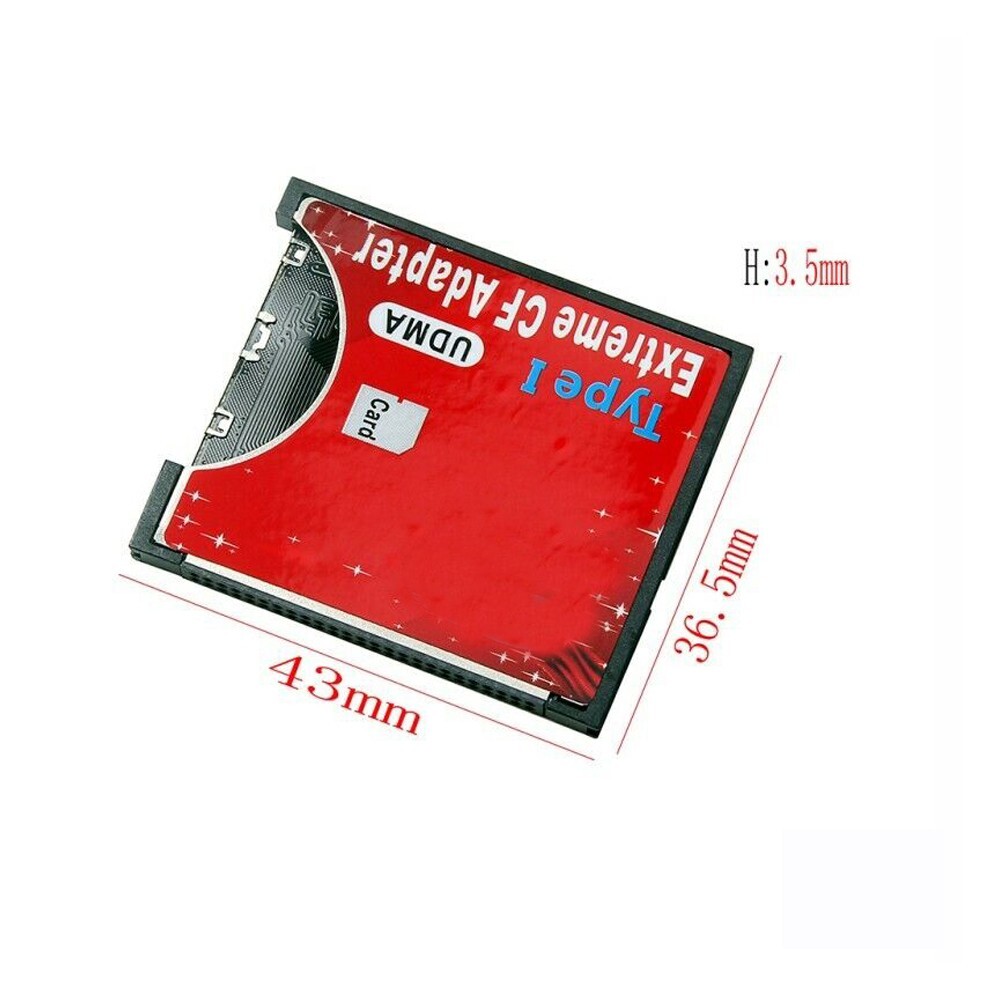 Speed SDXC SDHC SD to CF Compact Flash Memory Card Reader Adapter Type I High