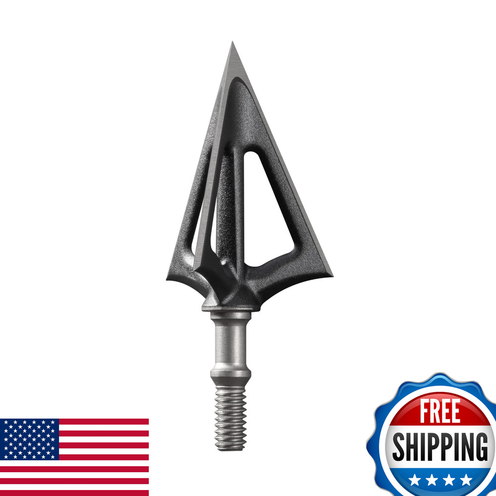 TenPoint EVO-X Montec Fixed Blade Broadhead 3-Pack 100-Grain Three-Blade Design