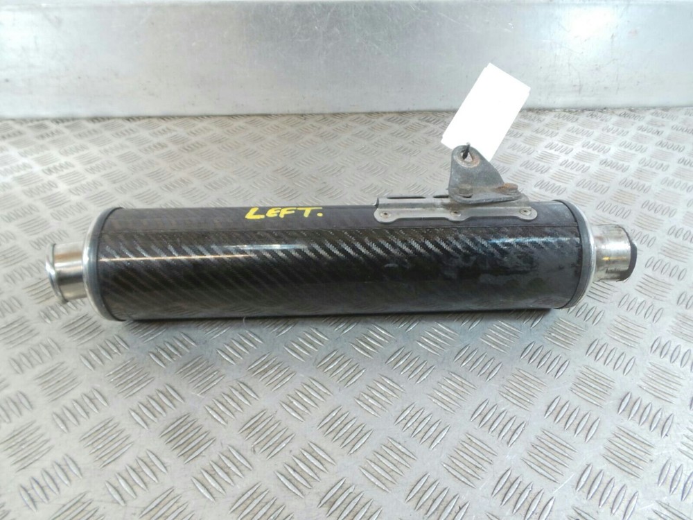 1995 TRIUMPH TRIDENT 900 left exit micron carbon exhaust silencer (see listing)