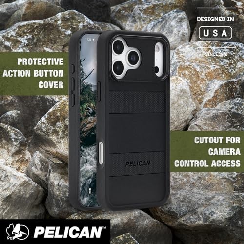 Pelican Protector iPhone 17 Pro Max Case [Compatible with MagSafe] Rugged Magnet