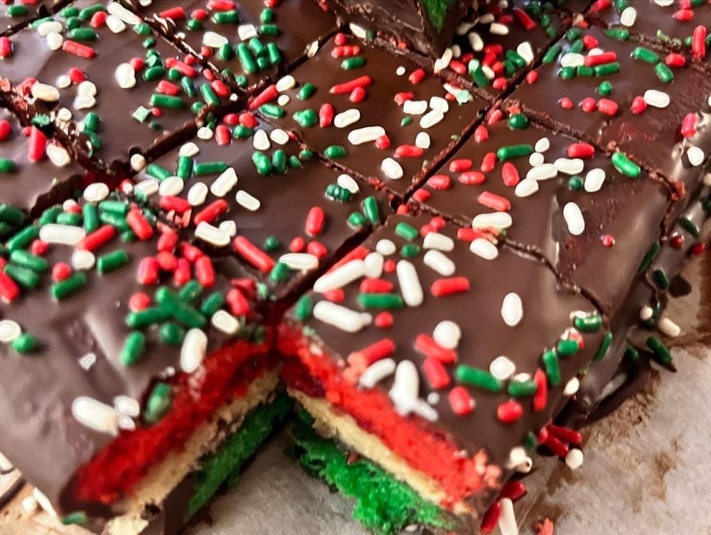 Authentic Italian Rainbow Cookies * Multiple Sizes & Variations Available