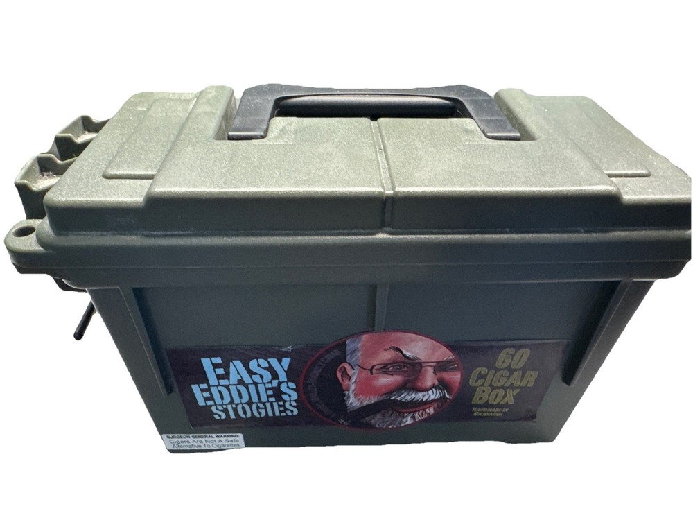 Ammo Box Green Lockable Ammunition Cigar Storage Box