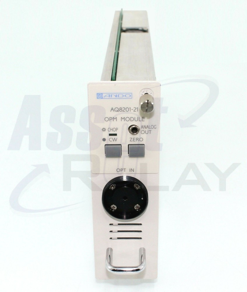 Ando AQ8201-21 OPM Single Sensor Optical Power Meter Module InGaAs CALIBRATED