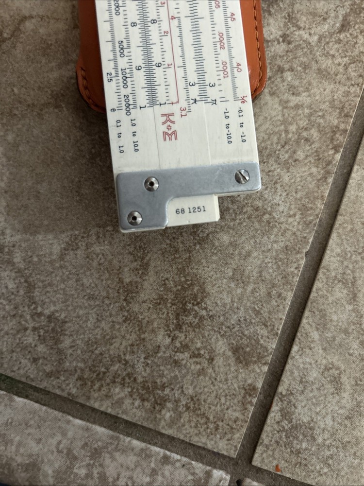 vintage K&E slide rule