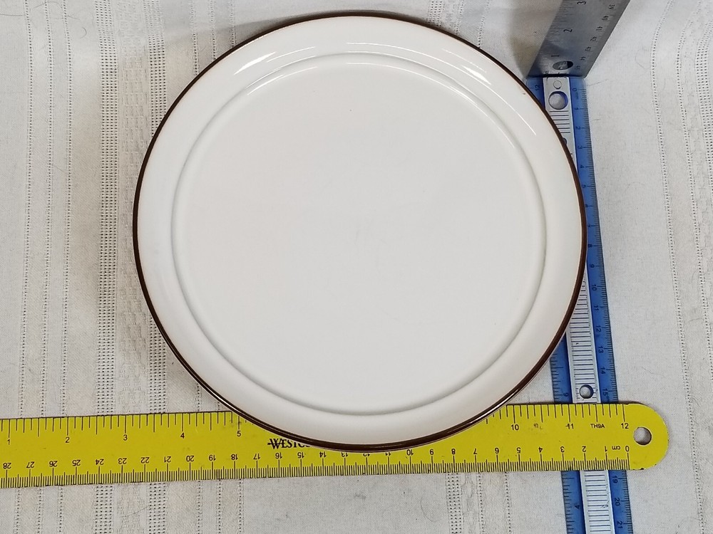 2 Noritake Stoneware MARSHMALLOW Salad Plates