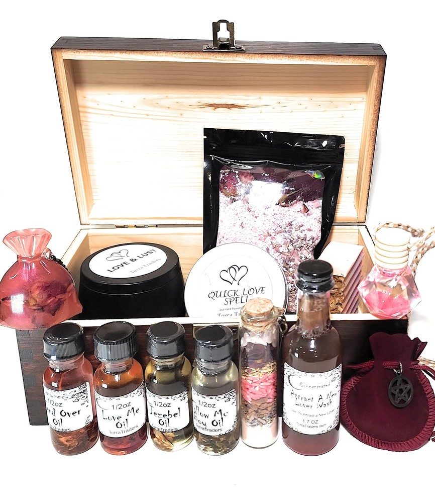Love Drawing Spell Kit with Keepsake Chest