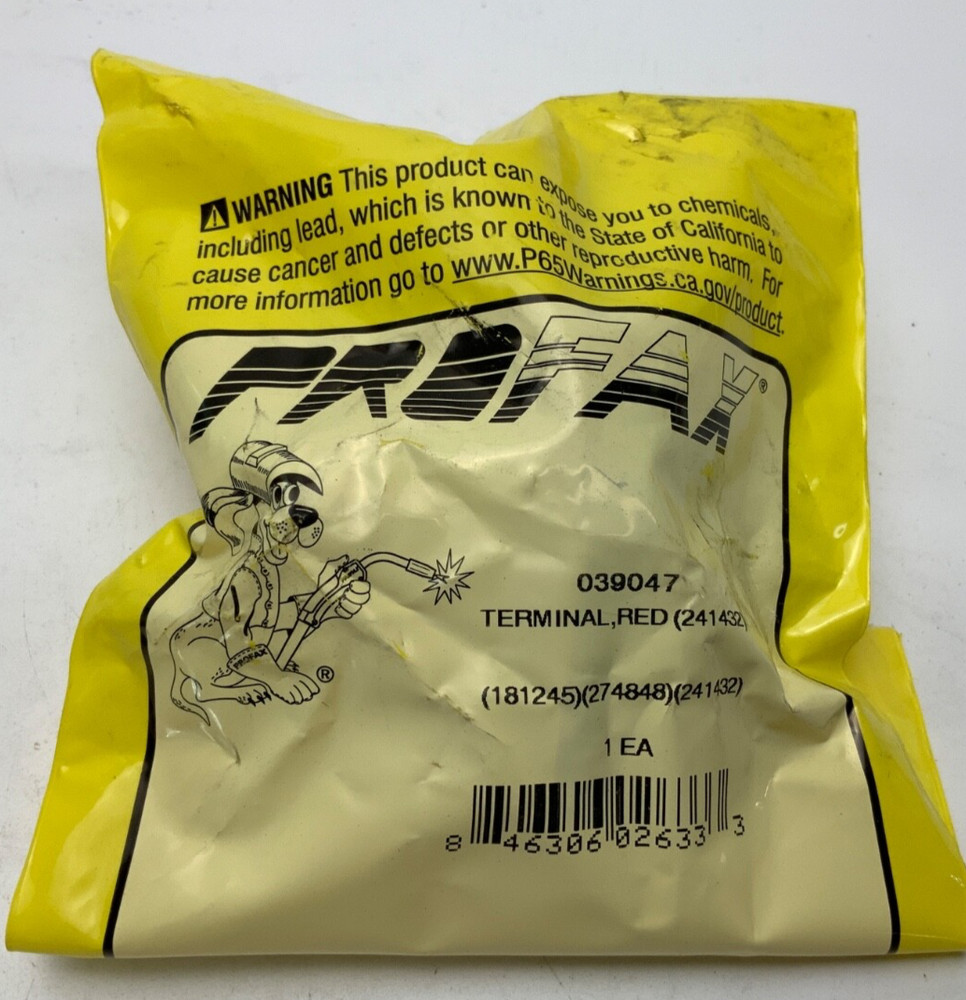 NEW PROFAX 039047 TERMINAL RED (241432)