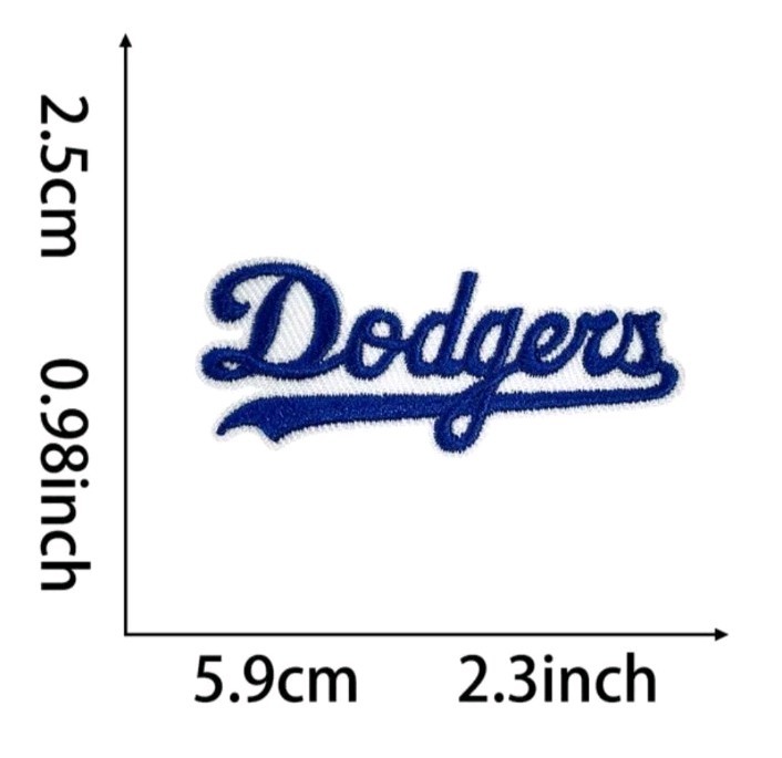 LOS ANGELES DODGERS IRON ON PATCH