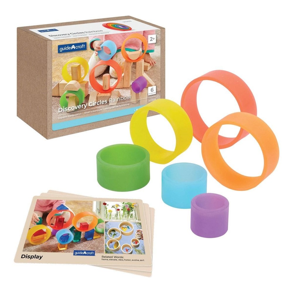 Kaplan Early Learning Discovery Circles - Rainbow - 6 Pieces