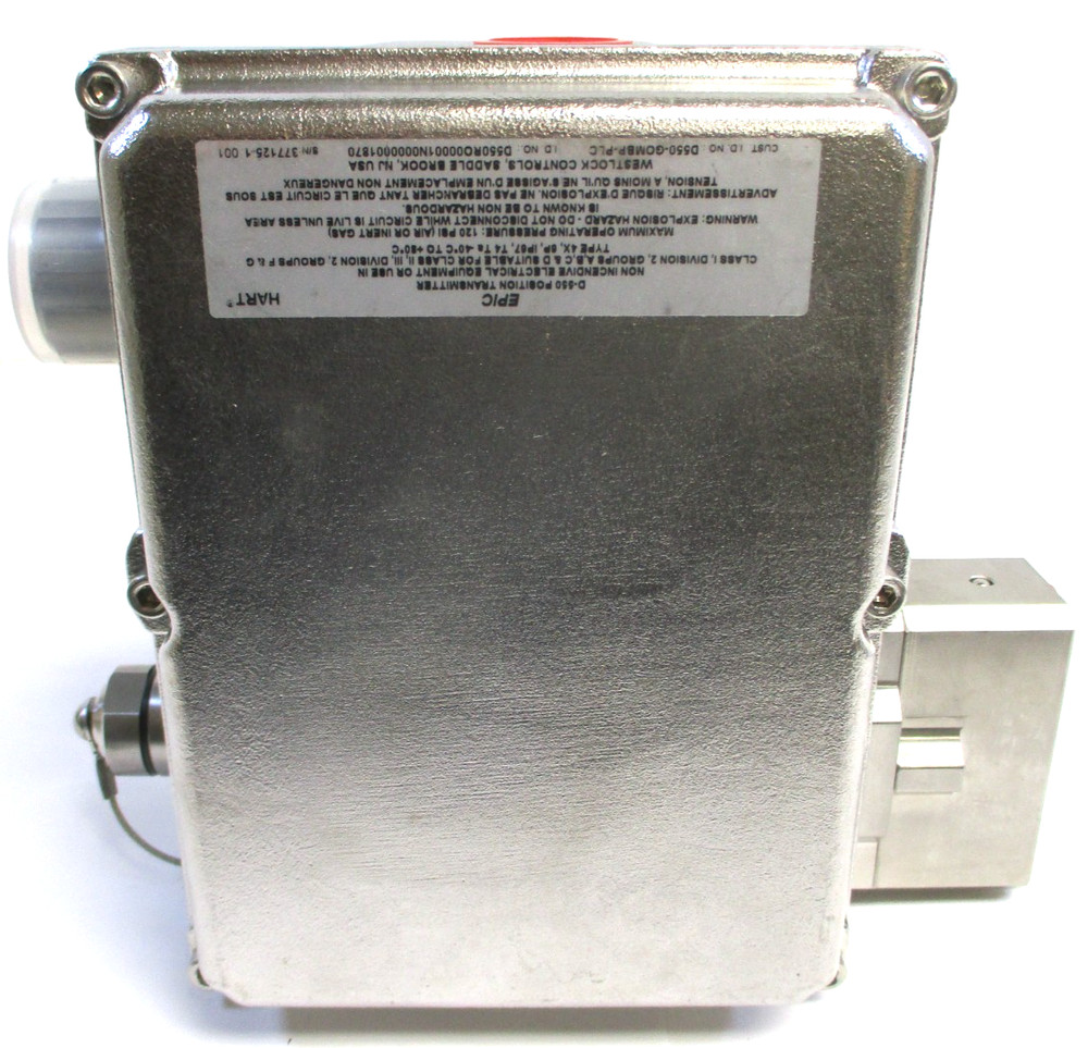 WESTLOCK, D-550-EPIC-2 HART, DIGITAL POSITION TRANSMITTER, w/ INSTRUCT , SURPLUS