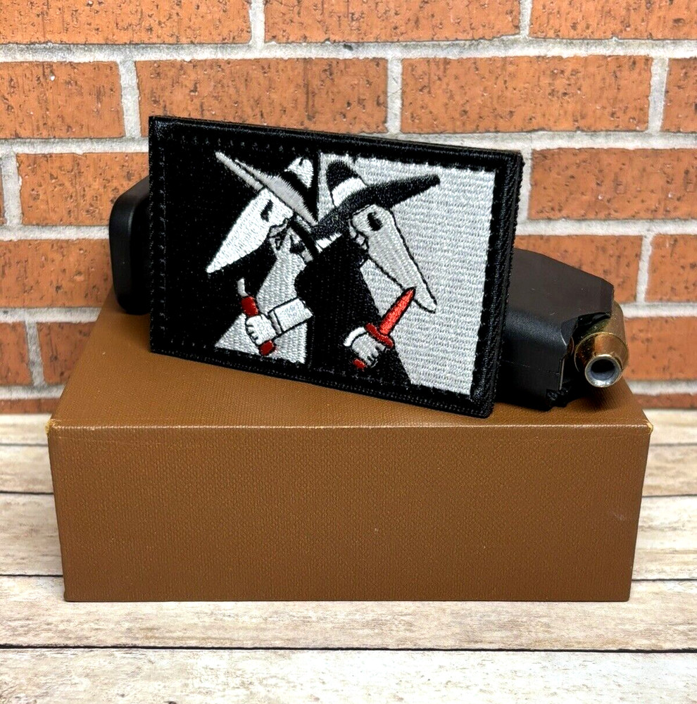 Spy VS Spy Tactical Gun Patch - Classic Video Game Morale Patch Hook Backed