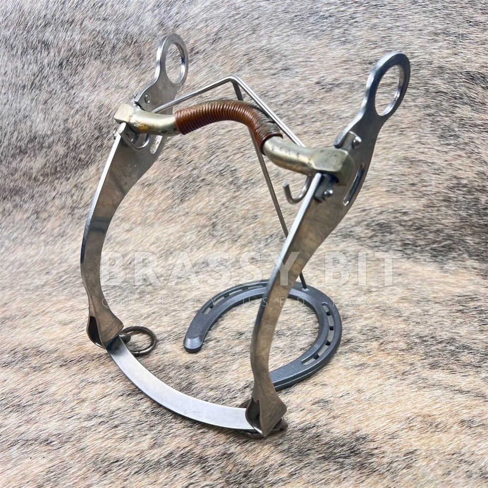 5 1/8" Silver Tip Copper Wrapped Curb Bit