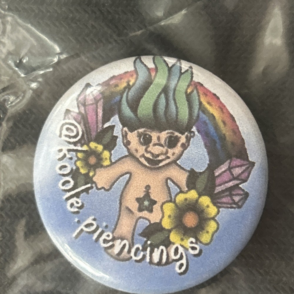 Koole.piencings Pin back Button