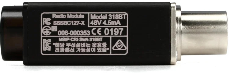 Switchcraft AudioStix 318BT XLR Bluetooth Receiver