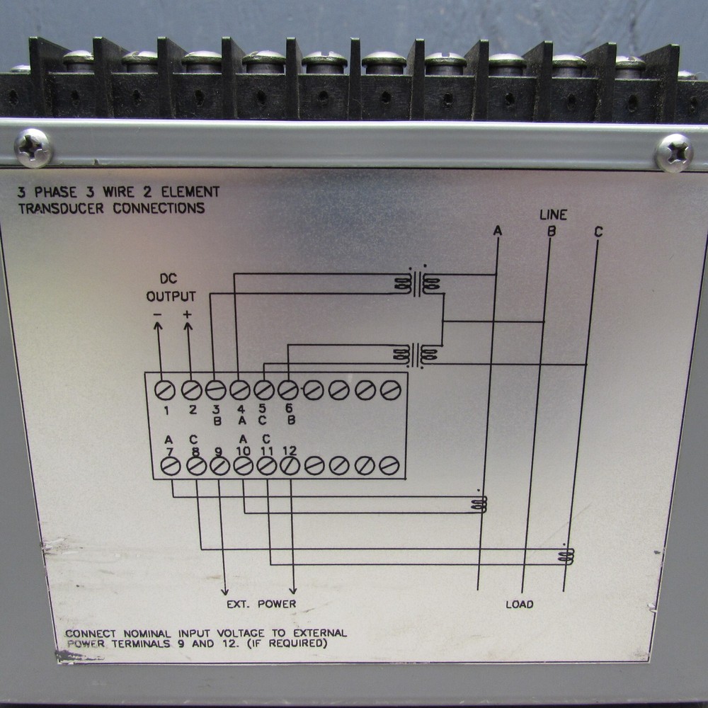 NEW TRANSDATA 20EWS701E WATT TRANSDUCER,3PH,3WIRE,2ELEMENT,120V,5A! MAKE OFFER!