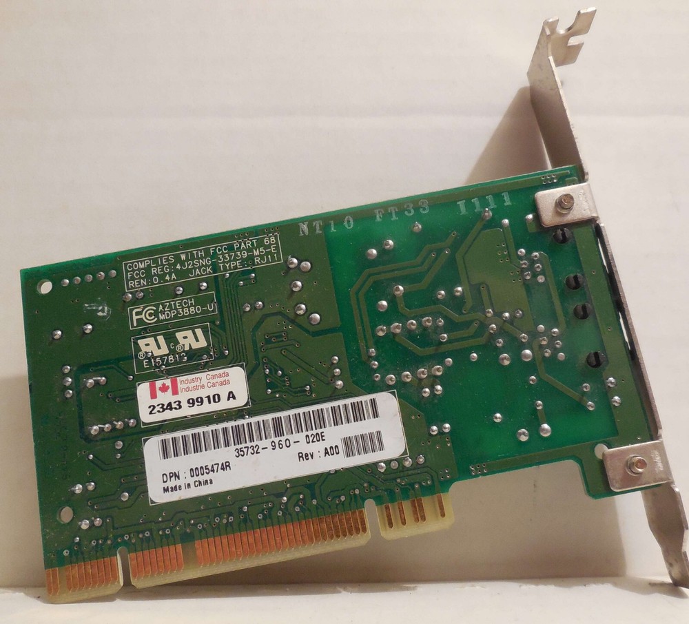 Aztech Conexant MDP3880-U PCI Modem