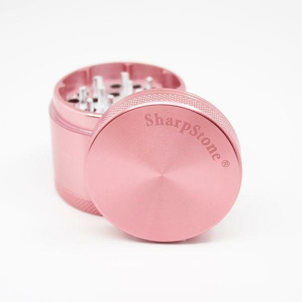 SharpStone Hard Top 4 Piece 2.2” Herb / Spice Grinder PINK AUTHENTIC