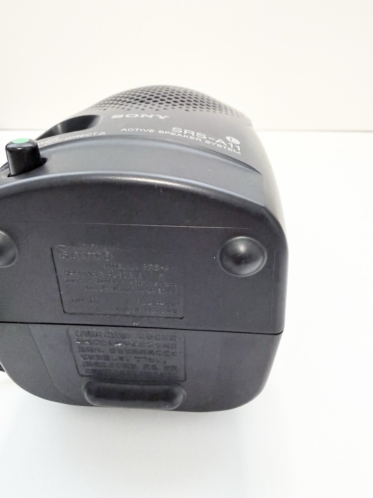 Sony SRS-A11 Computer Speakers Pair Wired Desktop Audio System Tested Working