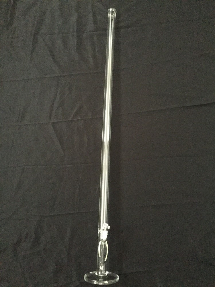 58”inch Straight 44mm Thick  Bong Clear