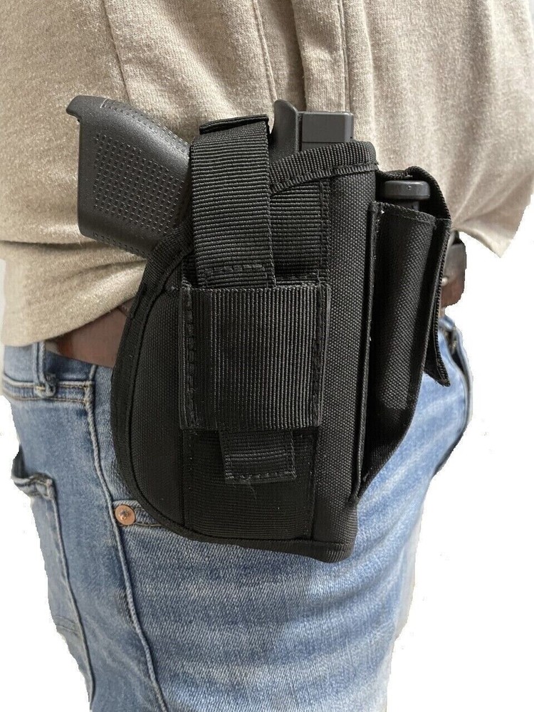 Nylon gun holster for Ruger Security 380 with laser or flashlight