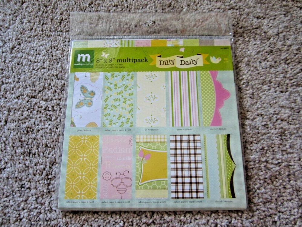 Making Memories Dilly Dally 8x8 multipack, 20 sheets