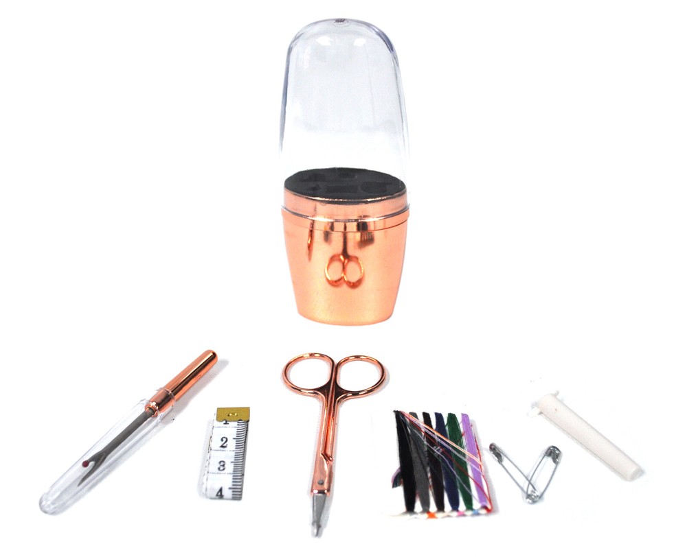 Hemline Rose Gold Sewing Kit