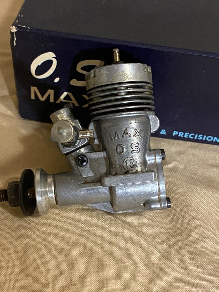 OS Max 15 Engine with Box & Paperwork au-65