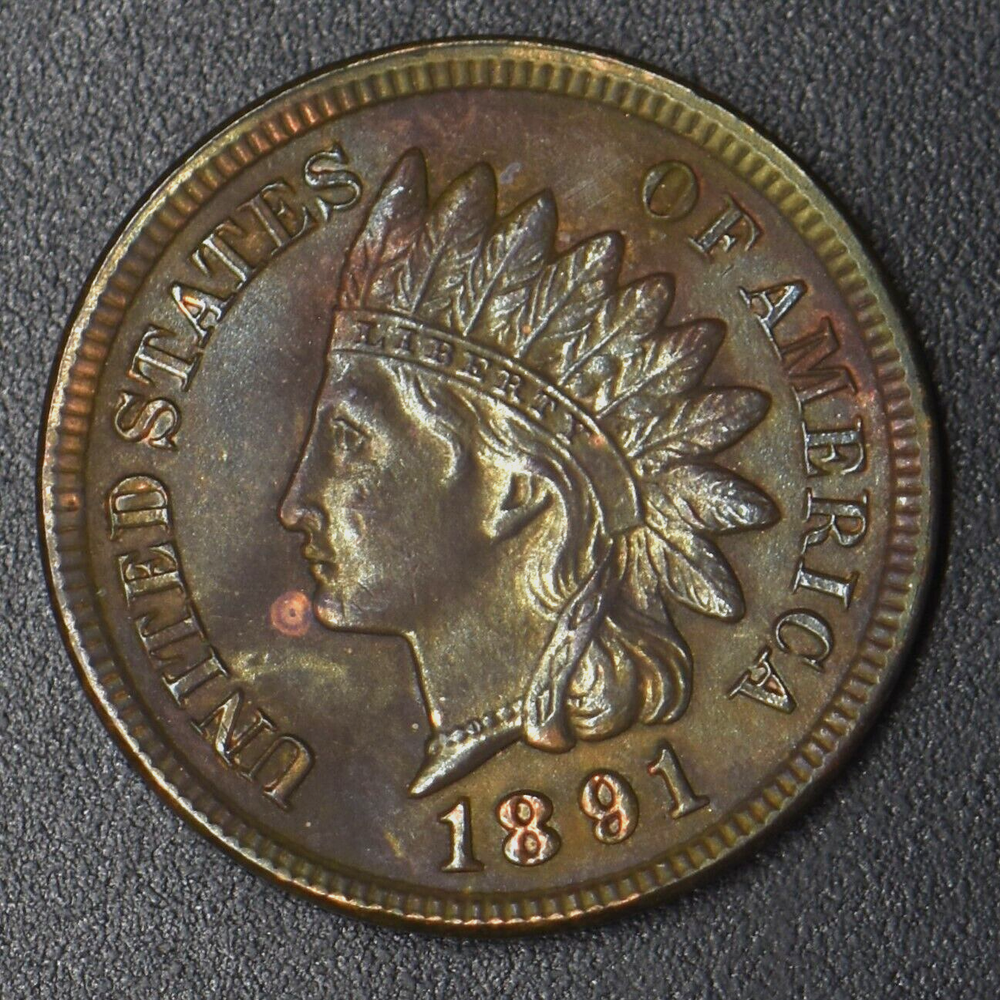 1891 Indian Head Penny BN - COINGIANTS -