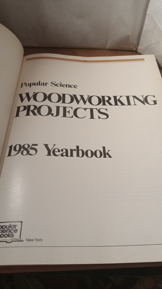 Popular Science Woodworking Projects Hardback 1985 Used