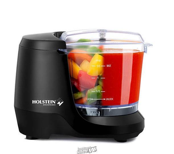 Holstein 1.5-Cup Food Chopper Black