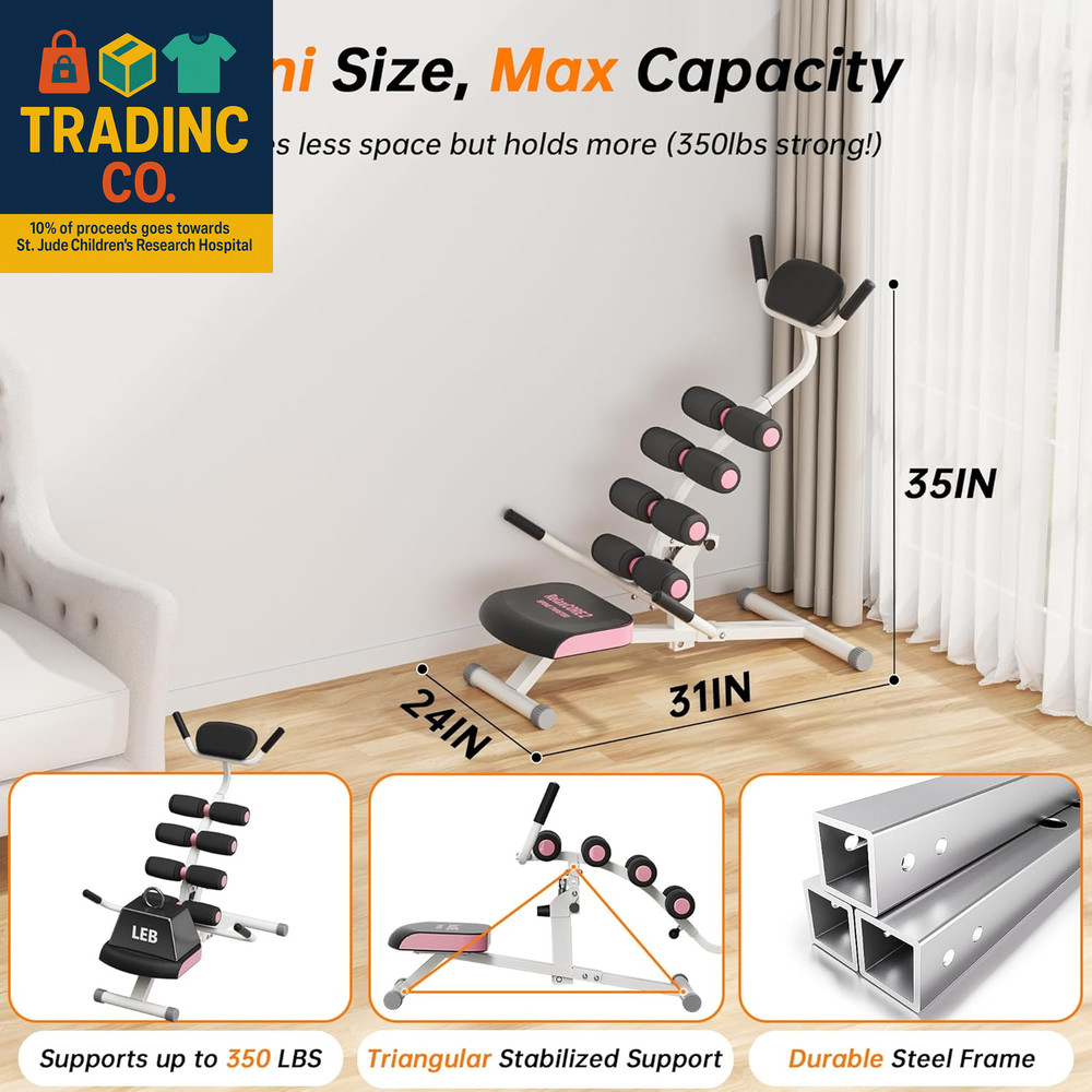 Inversion Table for Back Pain Relief - 350Lbs Capacity, Improve Posture and Spin