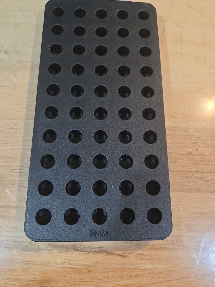National Metalic 9mm Reloading Tray for Powder Loading