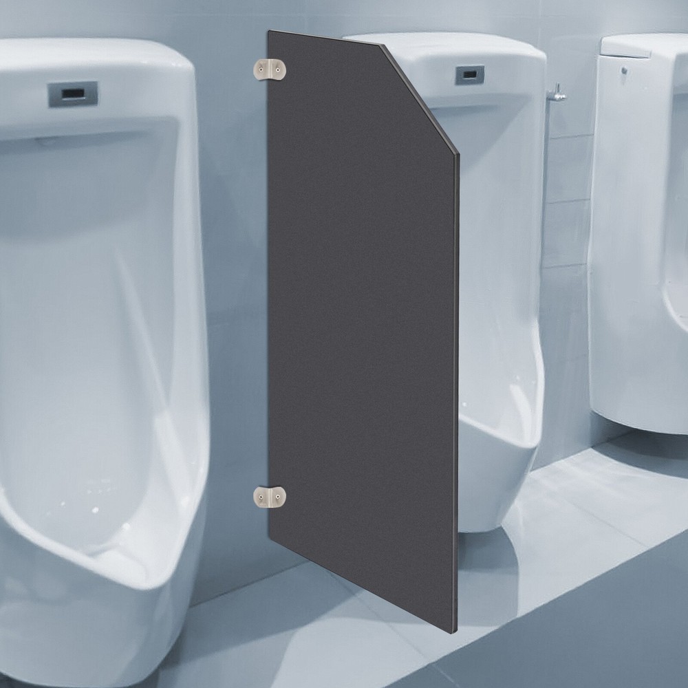 Bevel Angle Urinal Partition Panel Wall Mounted Urinal Screen Toilet Partition