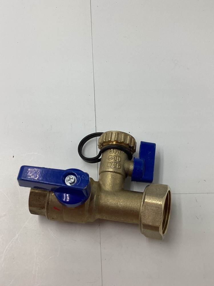 3/4" TANKLESS WATER HEATER BRASS VALVE 125 PSI Max 600 WOG BRASS
