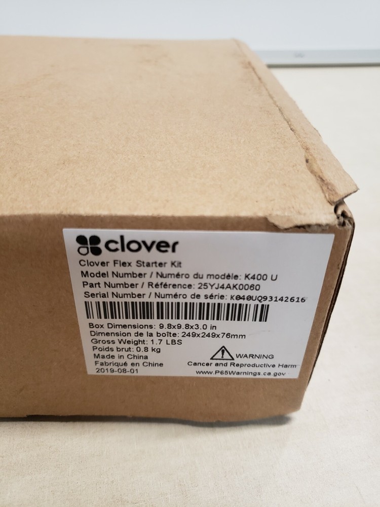 Clover Flex Starter Kit for K400U