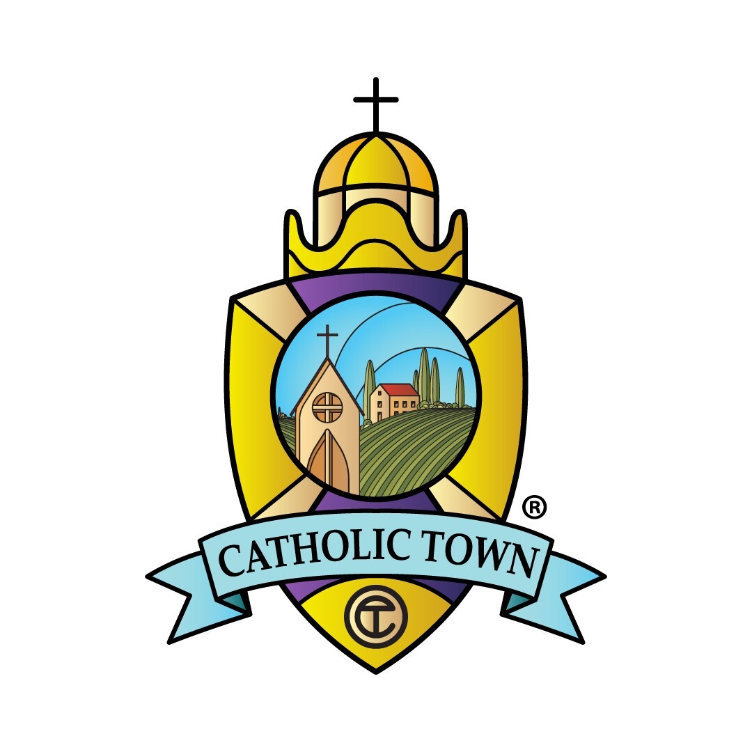 Catholic Town India Agate Natural Stone Beads, Rosary with Caps St Michael medal