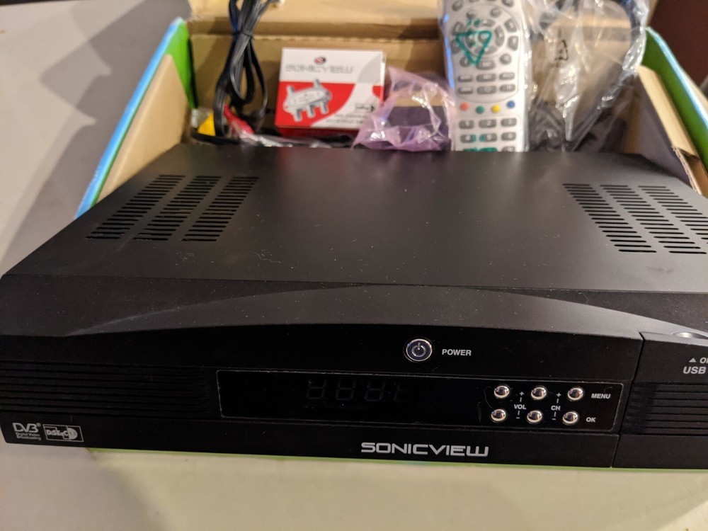 Sonicview SV-4000 FTA Satellite Receive With Remote