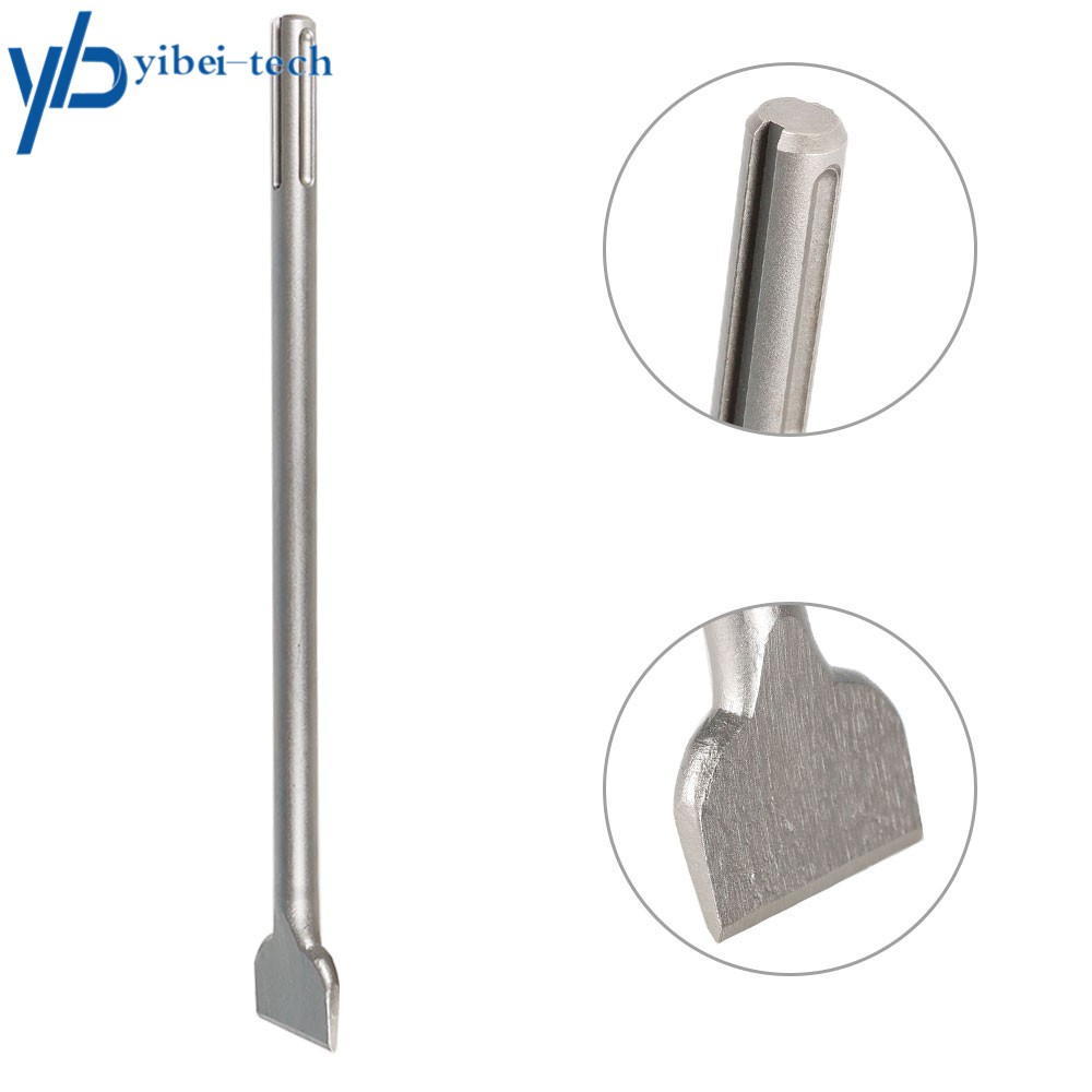 3Pcs 16'' SDS Max Chisel Set Heavy Duty Rotary Hammer Chisel Bit Set Silver