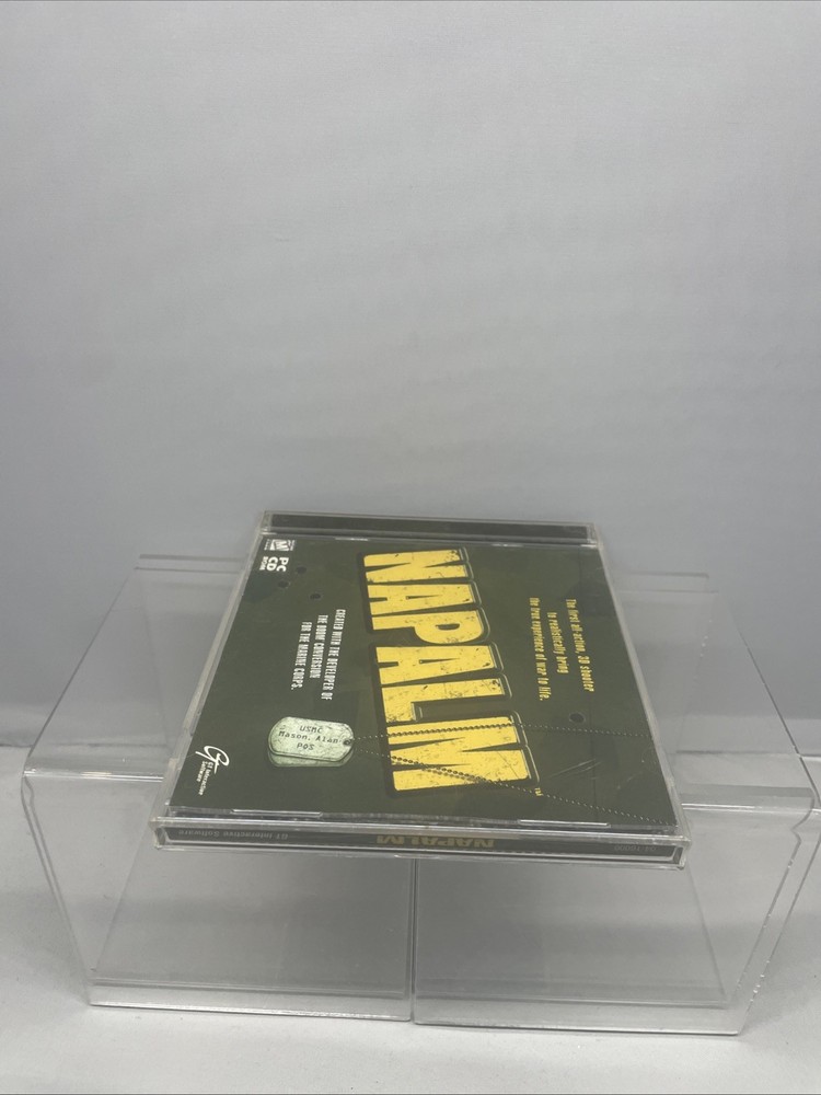 Napalm 3D Shooter PC CD ROM Game, 1998 GT Interactive Software