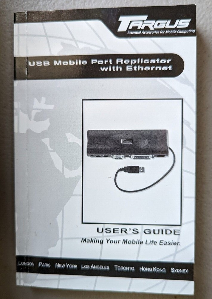 USB Mobile Port Replicator with Ethernet